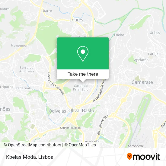 Kbelas Moda map