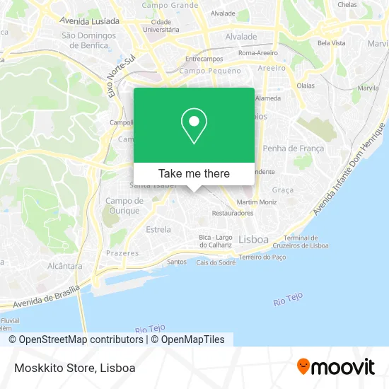 Moskkito Store map
