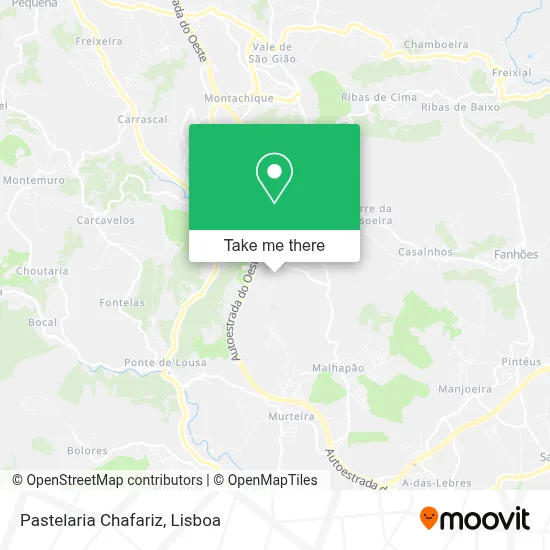 Pastelaria Chafariz map