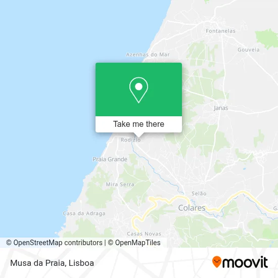 Musa da Praia map