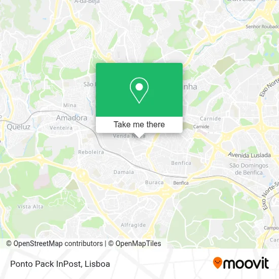 Ponto Pack InPost map
