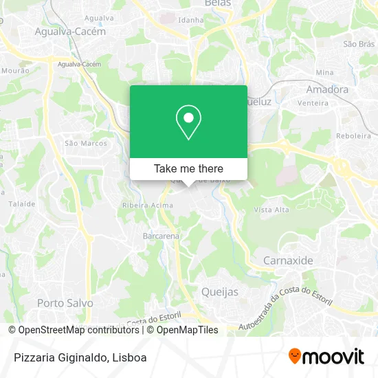 Pizzaria Giginaldo map