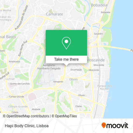 Hapi Body Clinic map