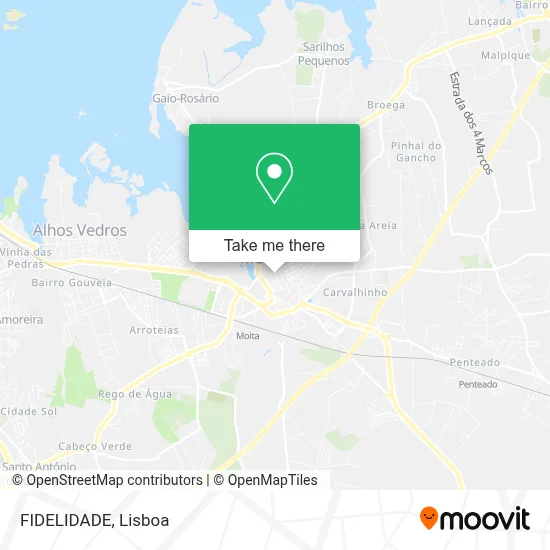 FIDELIDADE map