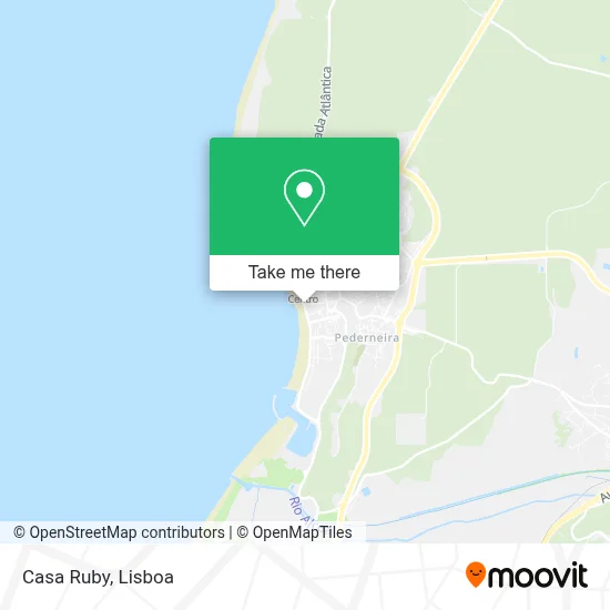 Casa Ruby map