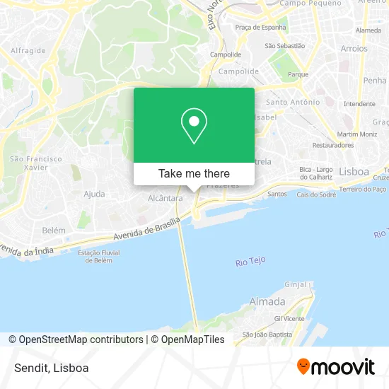 Sendit map