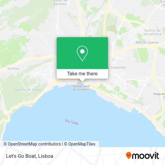 Let's Go Boat map