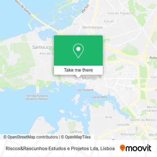Riscos&Rascunhos-Estudos e Projetos Lda map