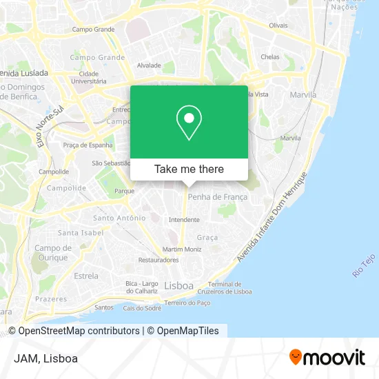 JAM map