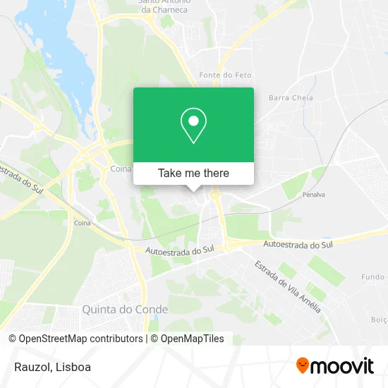 Rauzol mapa