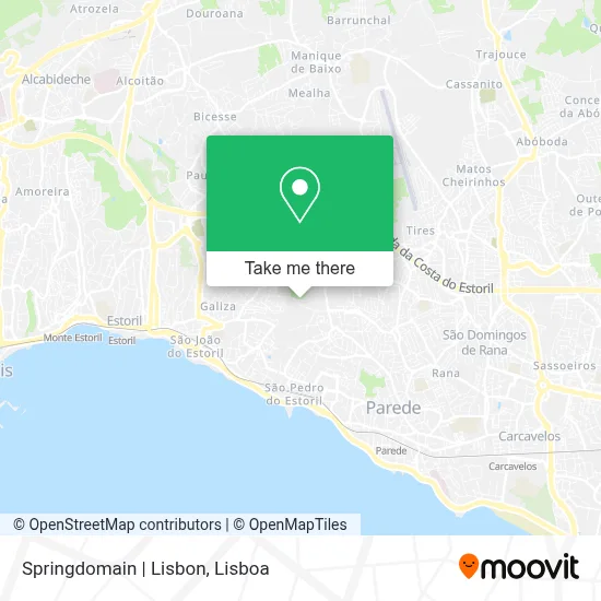 Springdomain | Lisbon map