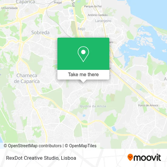 RexDot Creative Studio map