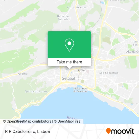 R R Cabeleireiro mapa