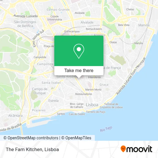 The Fam Kitchen map