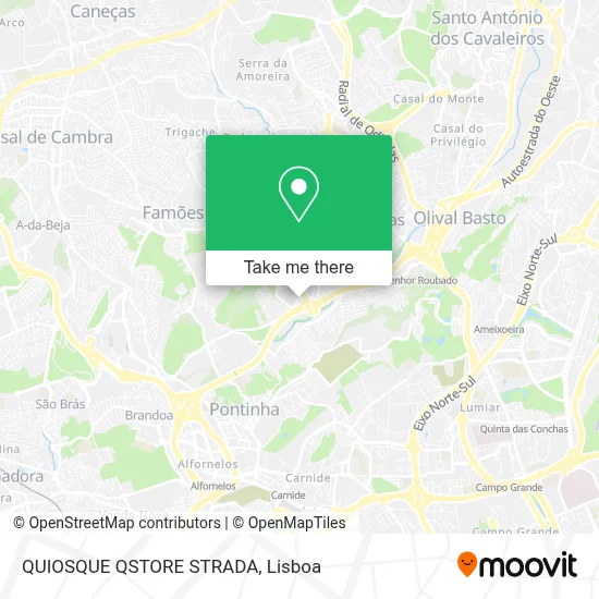 QUIOSQUE QSTORE STRADA map
