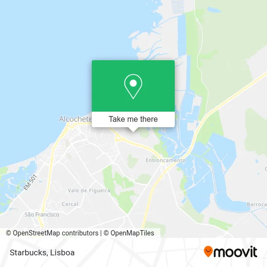Starbucks map