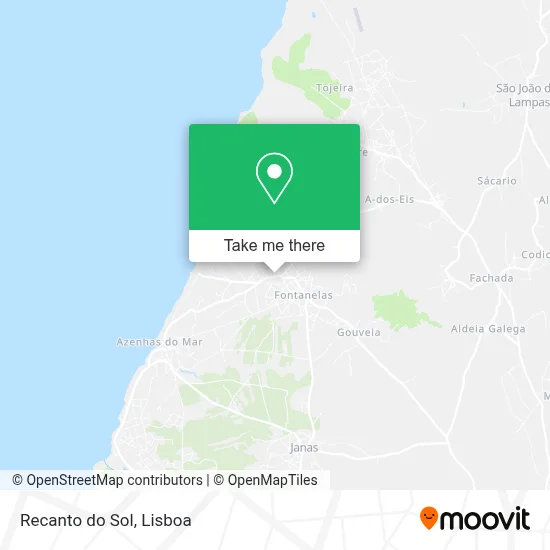 Recanto do Sol map