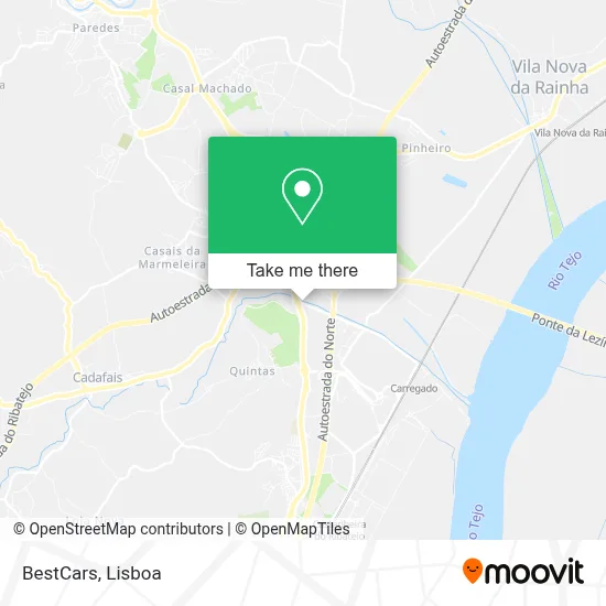 BestCars map