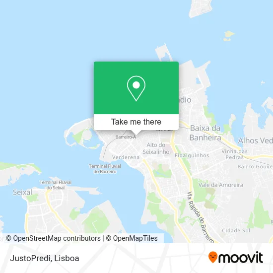 JustoPredi map
