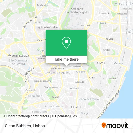 Clean Bubbles map