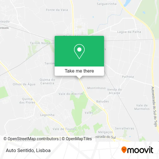 Auto Sentido map