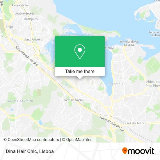 Dina Hair Chic map