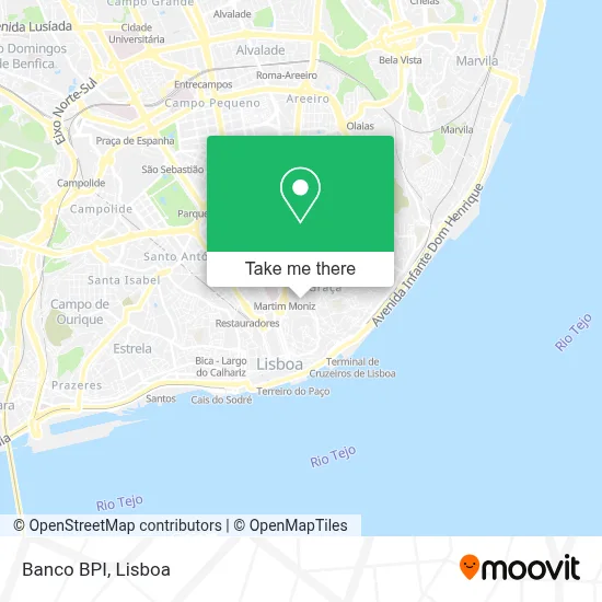 Banco BPI map