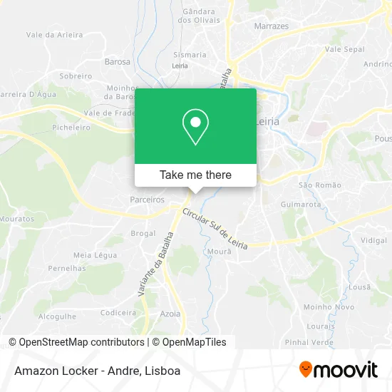 Amazon Locker - Andre map
