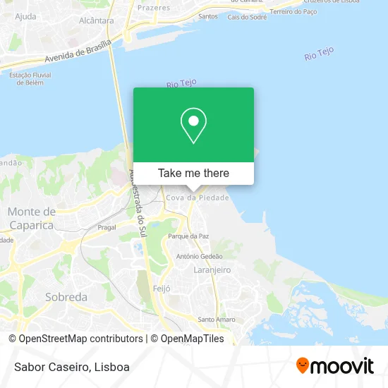 Sabor Caseiro map