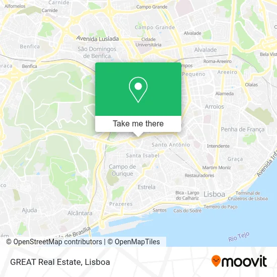GREAT Real Estate map