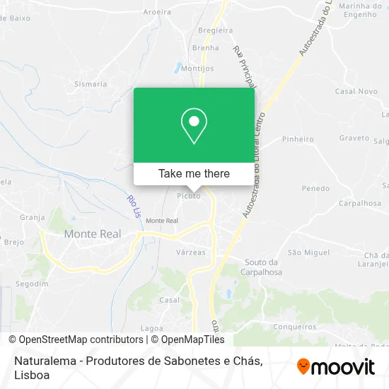 Naturalema - Produtores de Sabonetes e Chás map