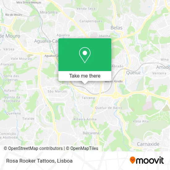 Rosa Rooker Tattoos map