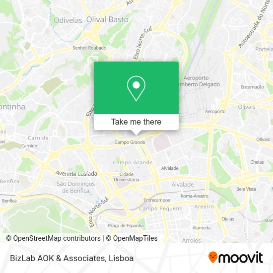 BizLab AOK & Associates map