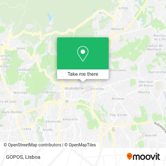 GOPOS map