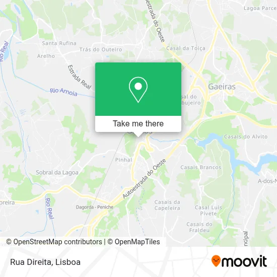 Rua Direita map
