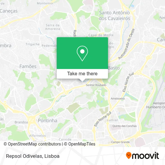 Repsol Odivelas map