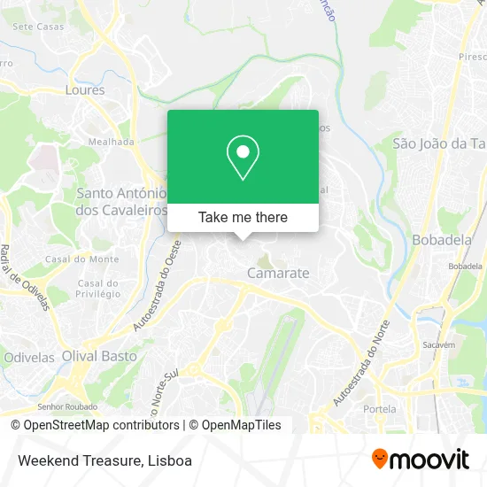 Weekend Treasure map