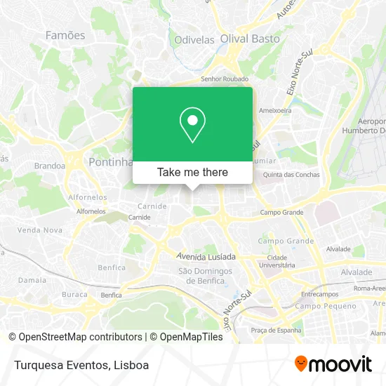 Turquesa Eventos map