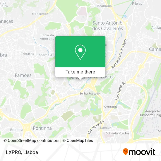 LXPRO map