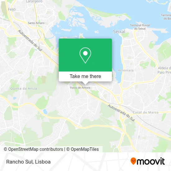 Rancho Sul mapa