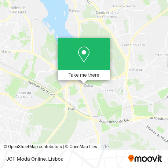 JOF Moda Online map
