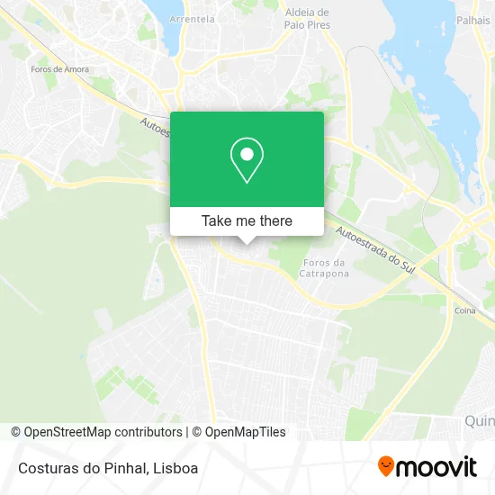 Costuras do Pinhal map
