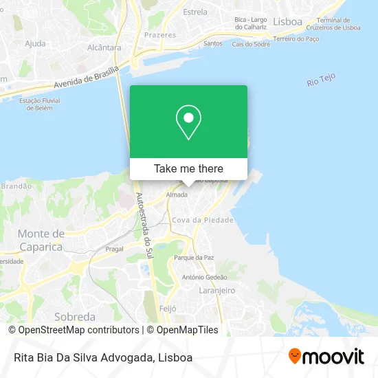 Rita Bia Da Silva Advogada map