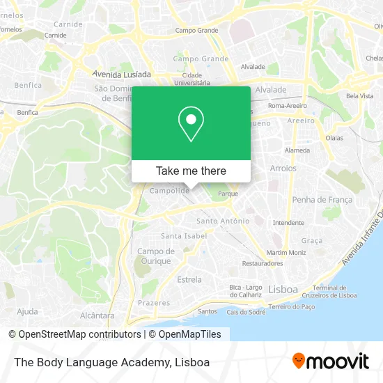 The Body Language Academy map