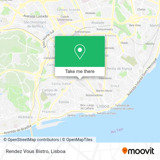Rendez Vous Bistro map