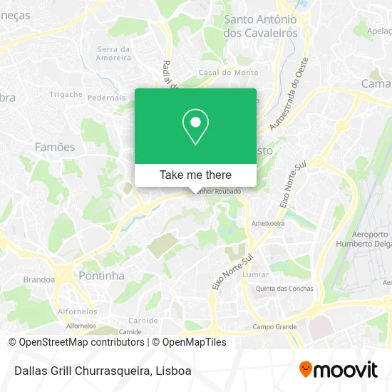 Dallas Grill Churrasqueira map