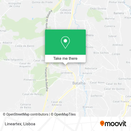 Lineartex map