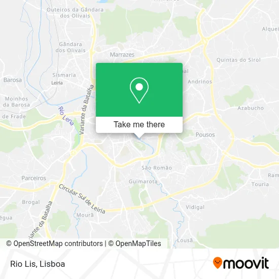 Rio Lis mapa