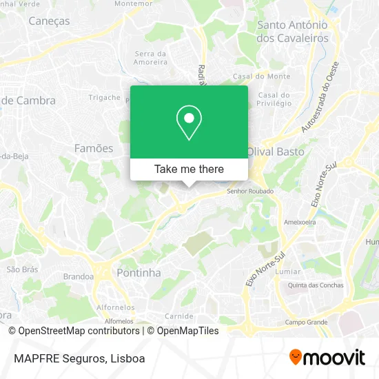 MAPFRE Seguros map
