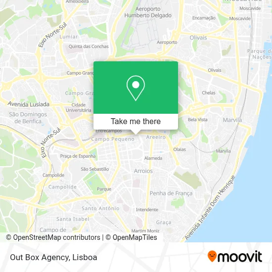 Out Box Agency map